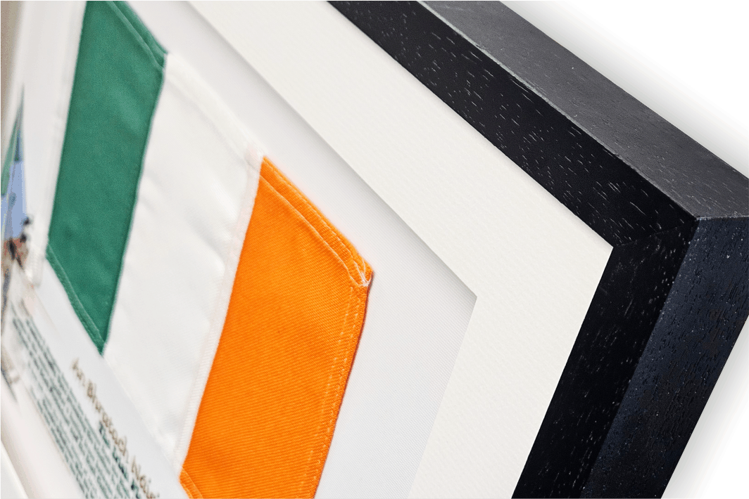 The Irish Flag Framed