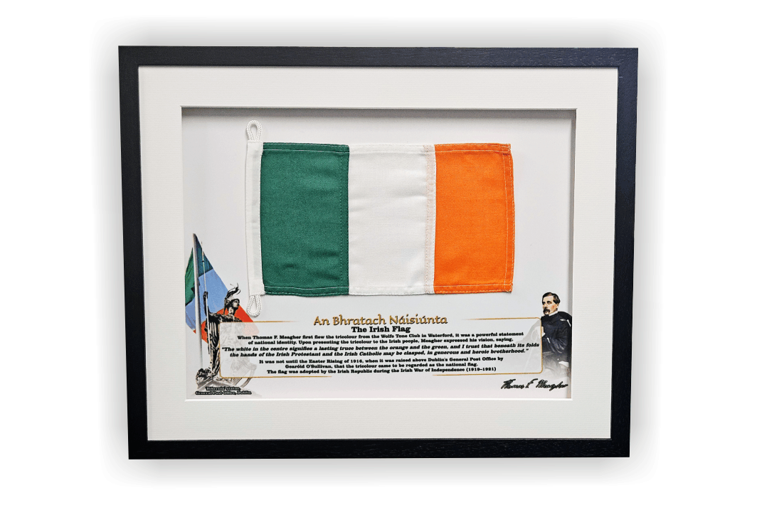 Framed Irish Flag | Made in Dublin | Celebrate Ireland’s Tricolour and ...
