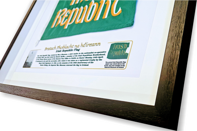 Framed Historic Irish Flags | Handcrafted in Dublin | Celebrate Ireland ...