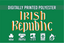 Bandeira de texto da República Irlandesa