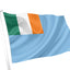 Flag of Ireland on an blue Ensign