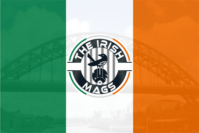 Irish Mags Crested Tyne Bridge Irish Flag