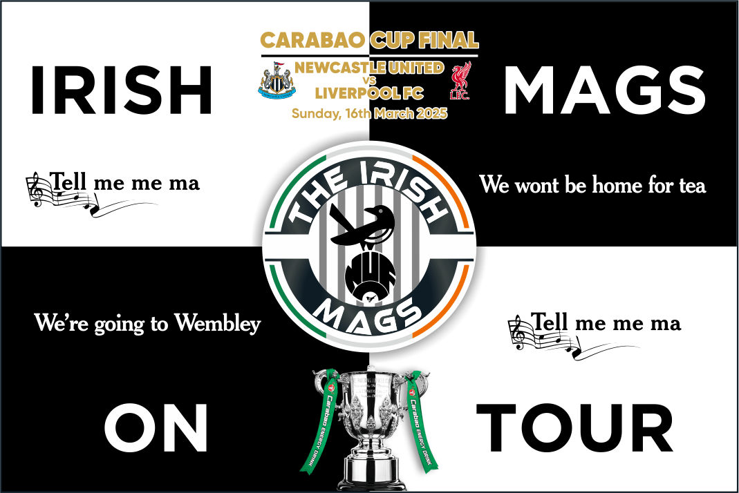 Irish Mags On Tour - League Cup Final Flag