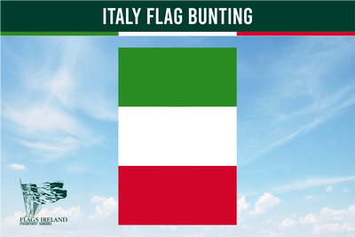 Wimpelkette mit Italien-Flagge