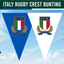 Italy Rugby Crest Bunting