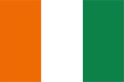 Côte d'Ivoire(Ivory Coast) Handwaver Flag