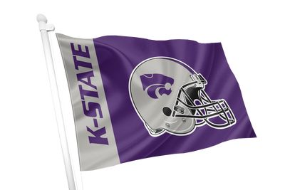 Kansas State Helmet Crest Flag