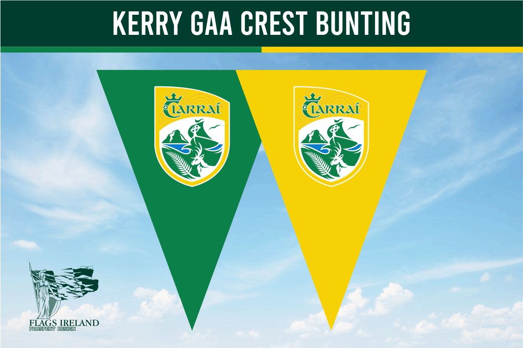 Kerry County GAA Wappenflagge