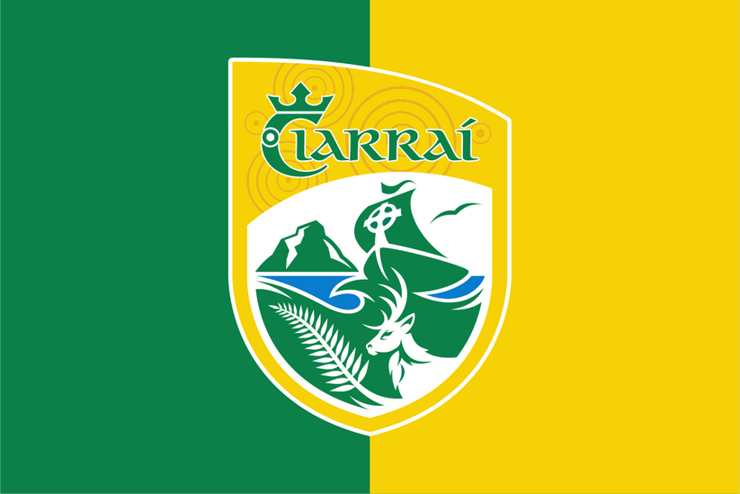 Kerry GAA Crest Handwaver Flag – Flags Ireland Prospect Design