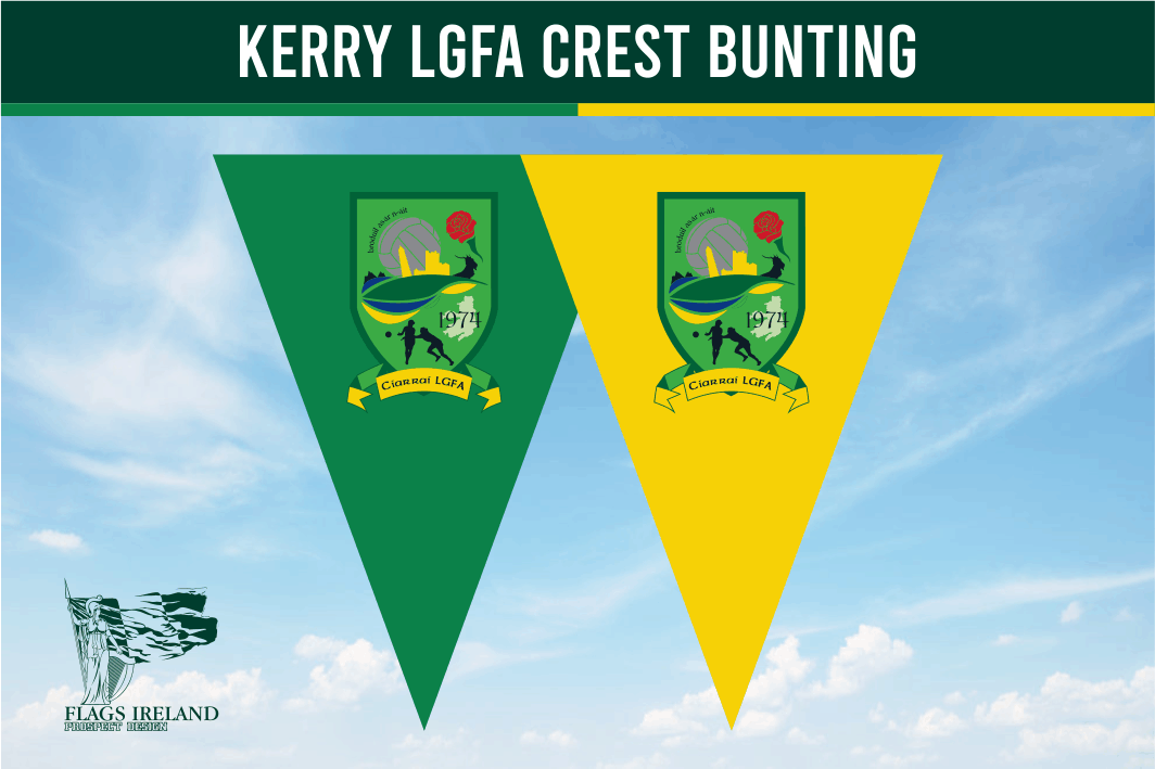 Kerry LGFA Crest Bunting