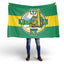 Kerry GAA Classic Crest Green and Gold Flag
