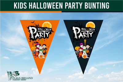 Kids Halloween Party Bunting