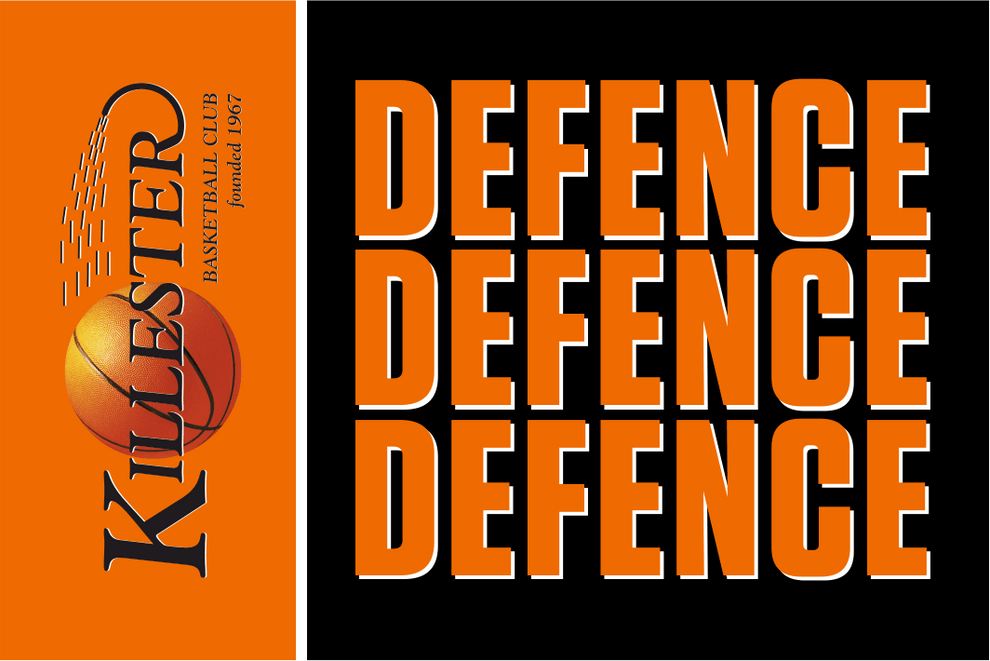 Killester Basketball DEFENCE Flag | High-Quality & Customisable | Made ...