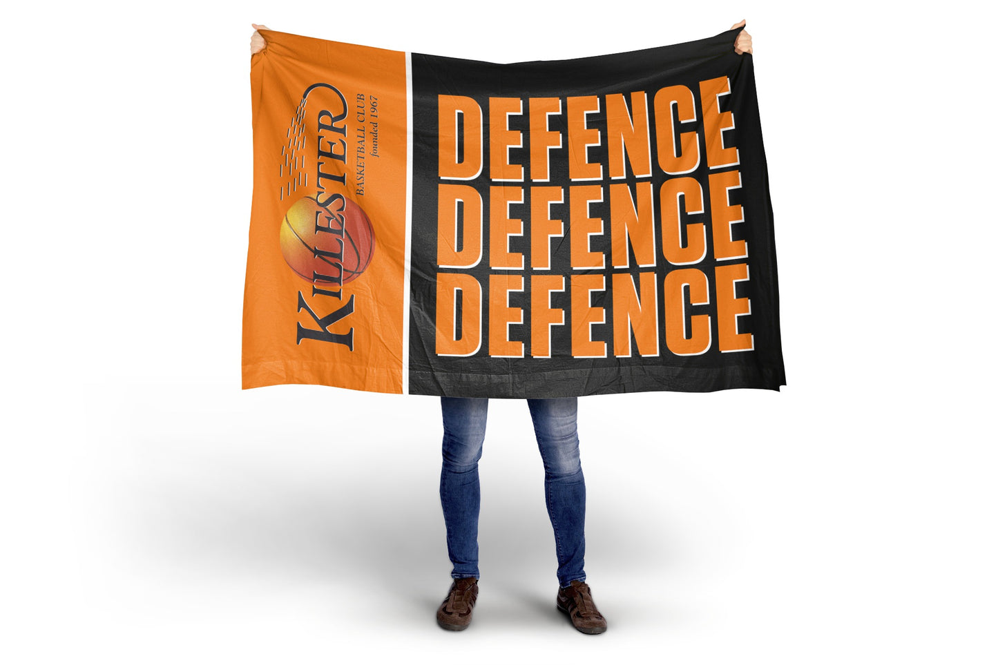 Killester Basketball DEFENCE Flag