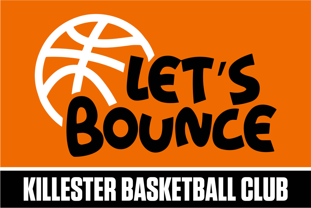 Killester Basketball Club LETS BOUNCE Flag