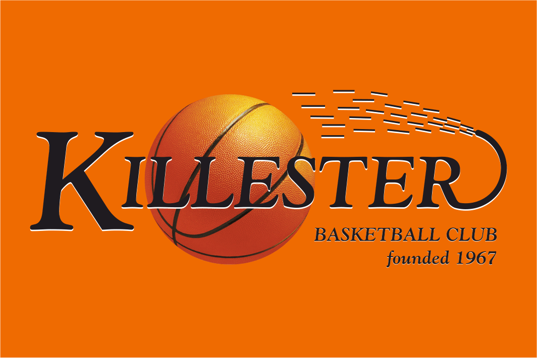 Killester Basketball Club Crest Orange Flag