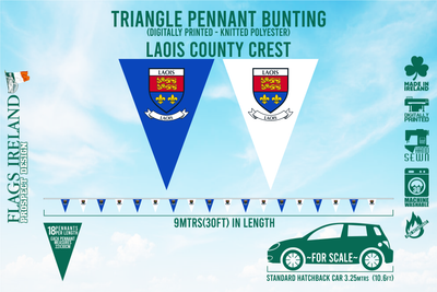 Laois County Wappenflagge
