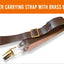 Leather Carrying Strap With Brass Bucket