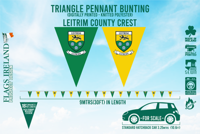 Leitrim County Crest Bunting