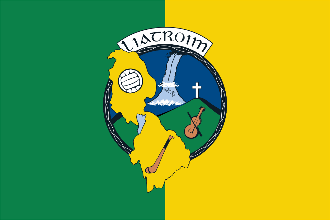 Bandeira da crista de Leitrim GAA