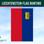 Liechtenstein Flag Bunting