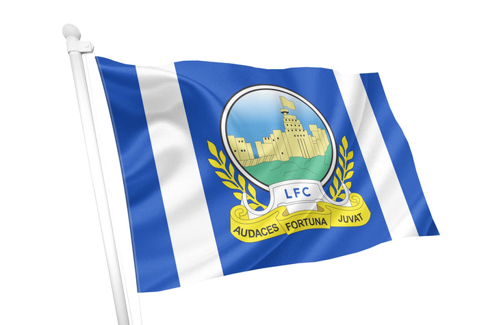 Linfield Football Club Flag - Premium Knitted Polyester, Multiple Sizes ...