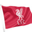 Liverpool FC - White Liver Bird & LFC Flag