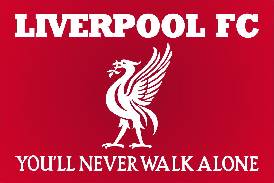 Youll Never Walk Alone Liverpool Liverpool Fanschal Crest Rot
