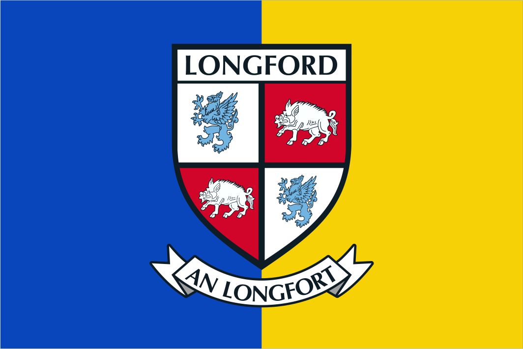 Antrim County Crest Handwaver-Flagge