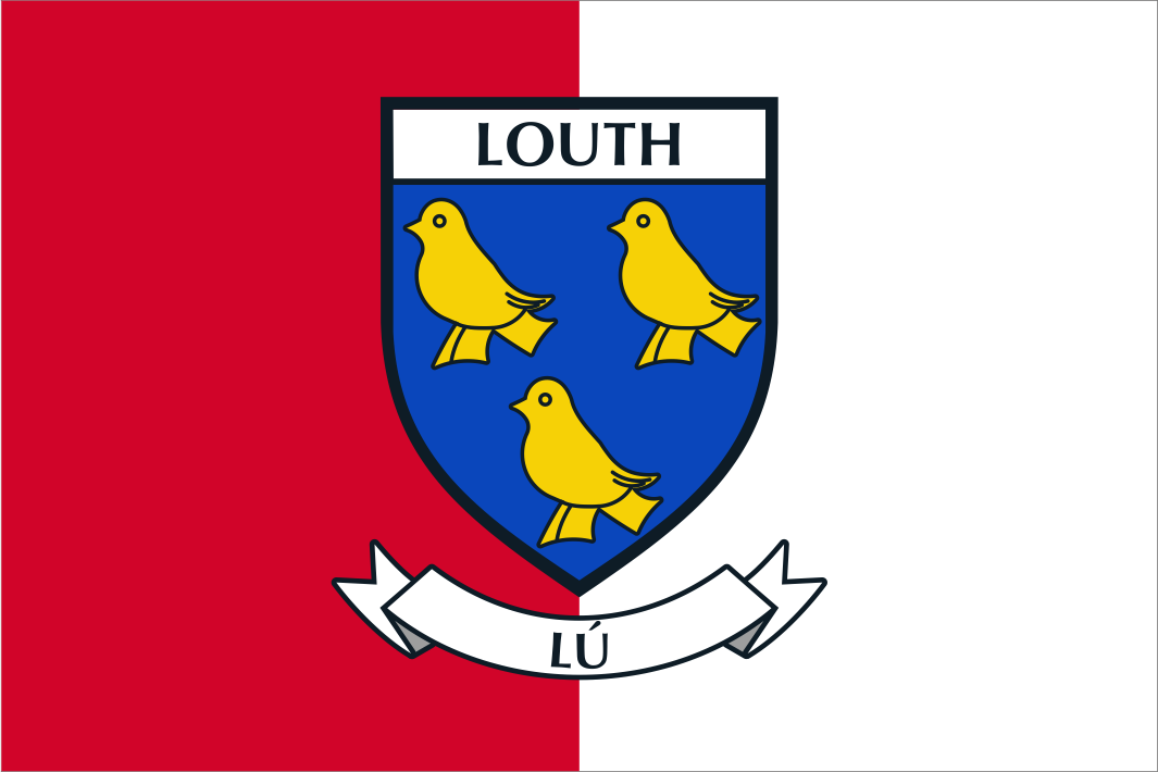 Louth County Crest Handwaver Flag