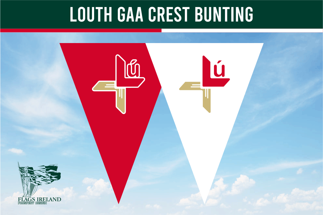 Louth GAA Crest Bunting