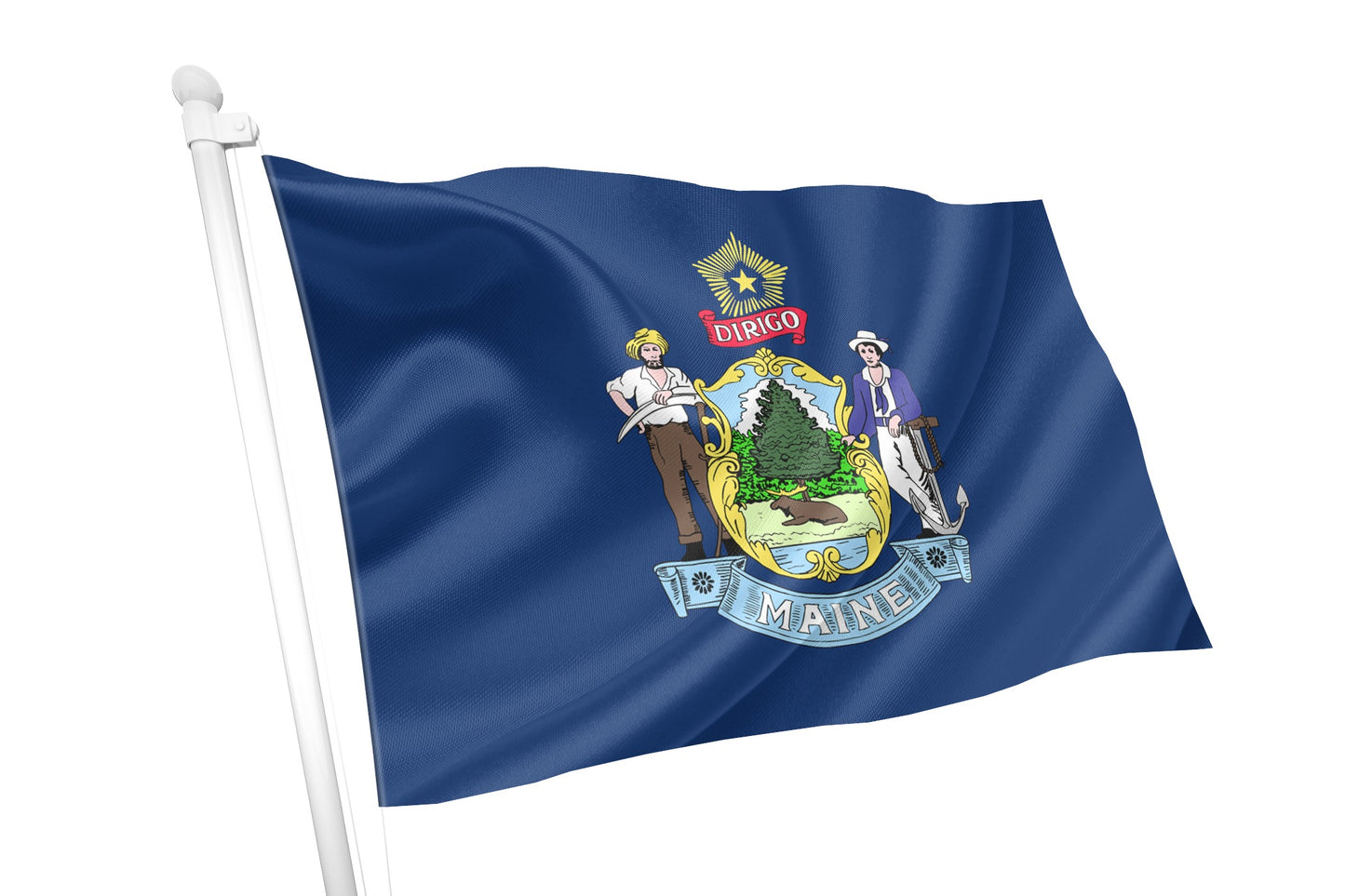 Maine State Flag