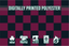 Maroon & Black Chequered Flag