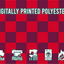 Maroon & Red Chequered Flag