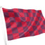 Maroon & Red Chequered Flag