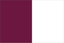 Maroon & White Handwaver Flag