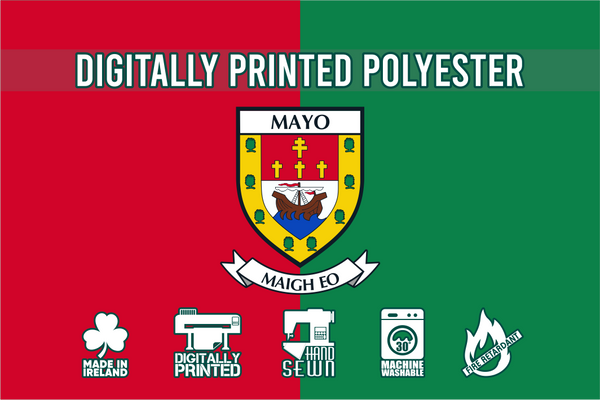 Mayo County Crest Flag – Flags Ireland Prospect Design