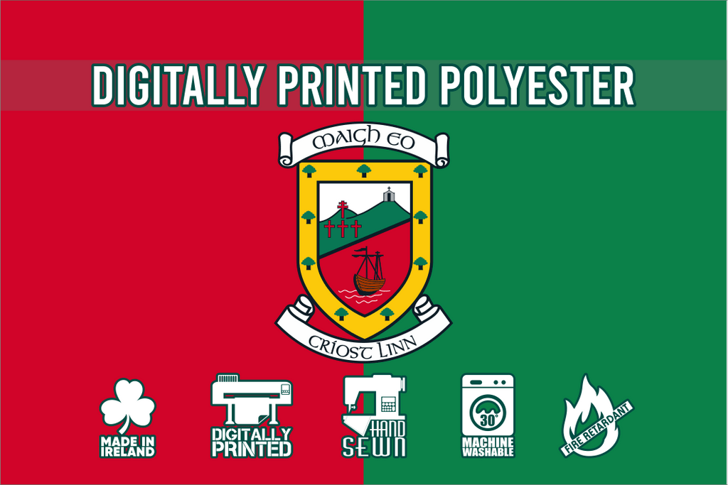 Mayo GAA Crest Flag