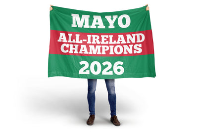 Mayo All-Ireland Champions 2026 Striped Flag
