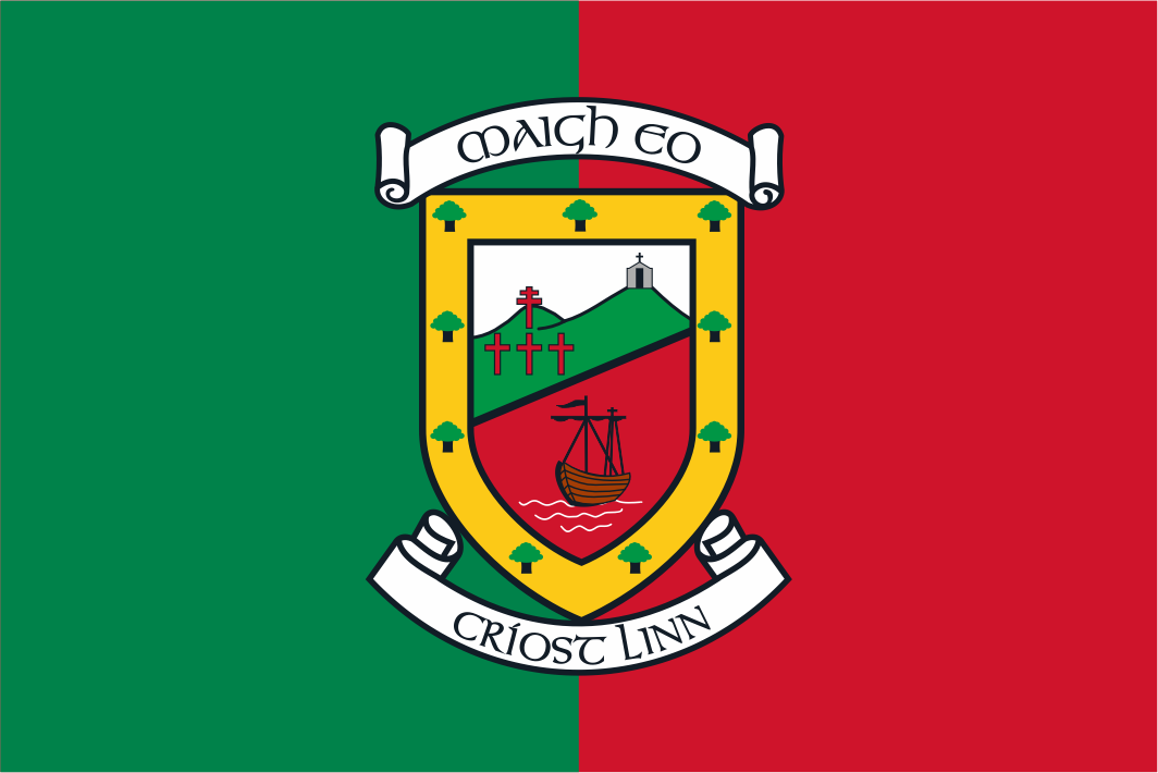 Mayo GAA Crest Flag