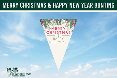 Merry Christmas and Happy New Year Bunting