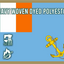 Monkstown Bay Sailing Club Ensign – Heavy woven dyed polyester with embroidered anchor, made in Dublin, Ireland.