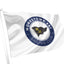 Monkstown Bay Sailing Club Crest White Flag