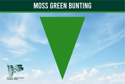 Moss Green Colour Bunting