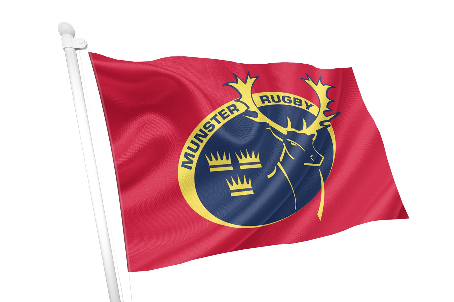 Munster Rugby Crested Flag