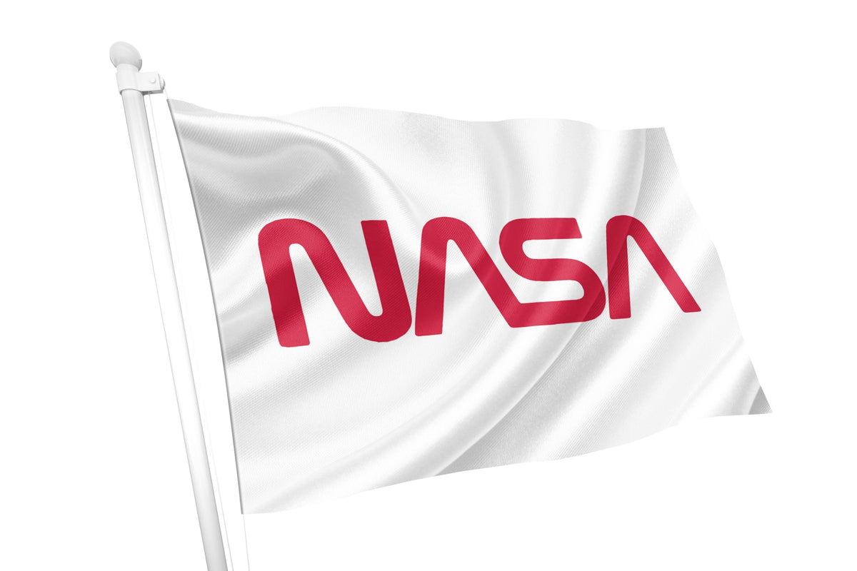 NASA Text Logo Flag | Space Agency Flag | Irish Made – Flags Ireland ...
