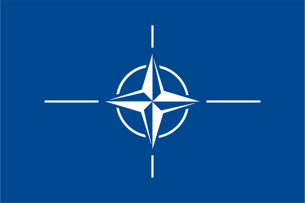 NATO - Bandeira da Organização do Tratado do Atlântico Norte