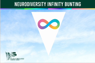 Wimpelkette mit Genderqueer-Flagge