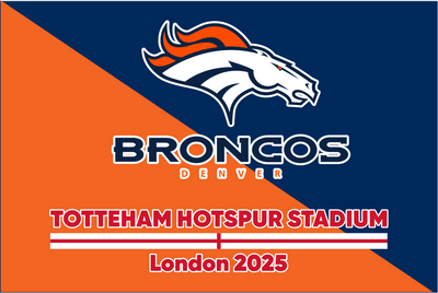 Denver Broncos London Game Flag