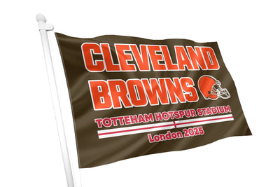Cleveland Browns London Game Flag